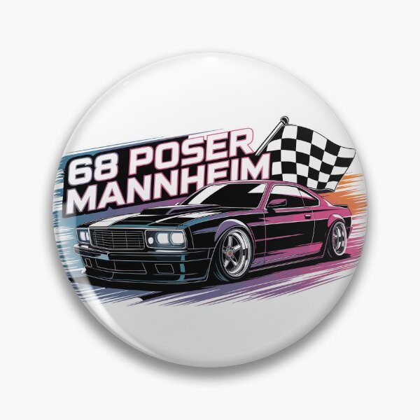 Item preview, Vintage Classic Car Mannheim designed and sold by PrintCarClub.