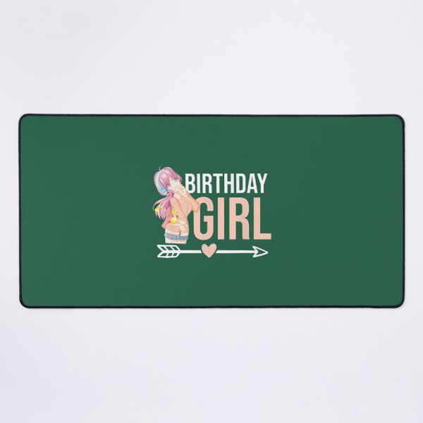 Item preview, Anime Birthday Girl With Headphones And Music Notes By Merch, Limited Edition, Perfect Gift For You designed and sold by Amber Thomas.