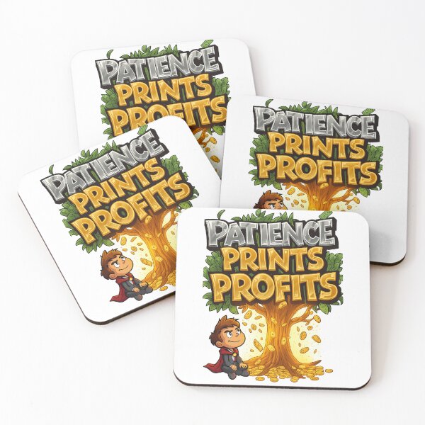 Item preview, Patience Prints Profits – Calm Money Tree Growth designed and sold by Design Orbit.