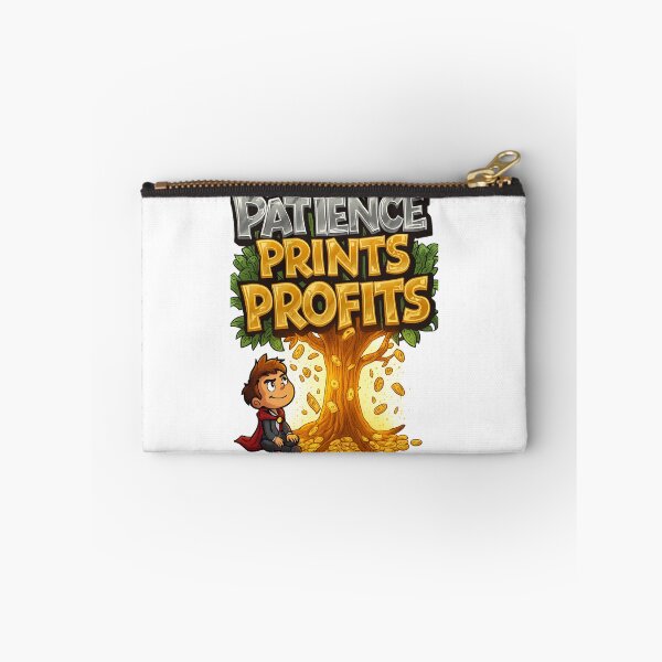 Item preview, Patience Prints Profits – Calm Money Tree Growth designed and sold by Design Orbit.