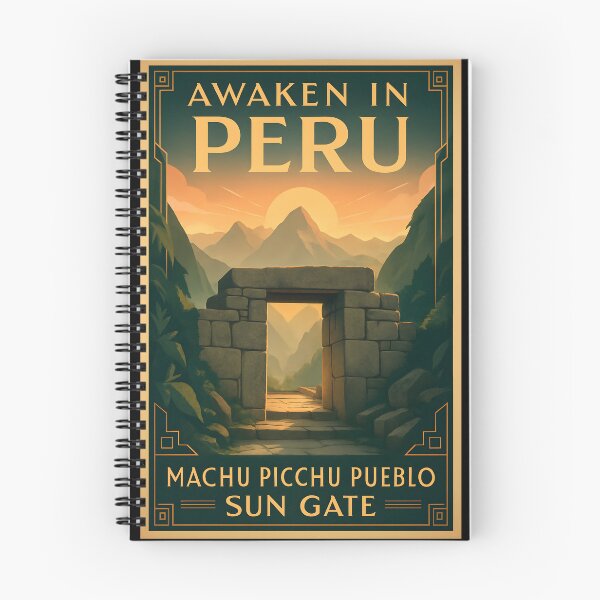 Item preview, Sun Gate at Dawn – Vintage Machu Picchu Pueblo, Peru designed and sold by Cosmopolis.