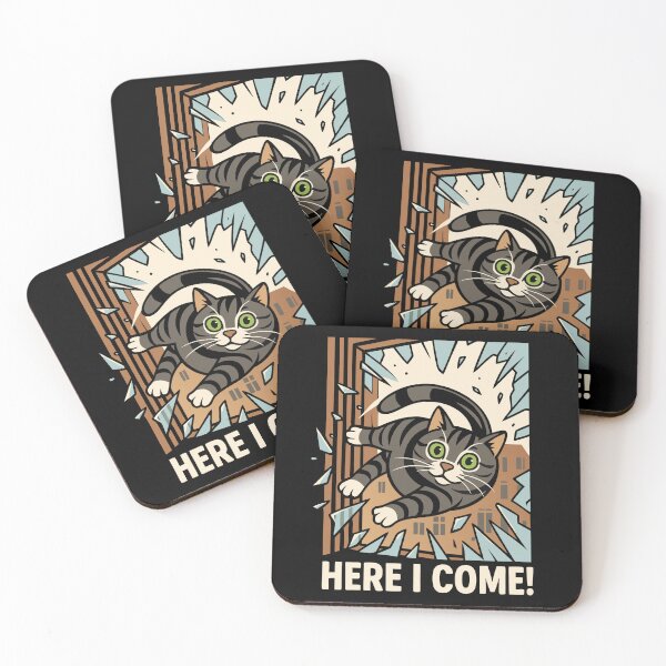 Item preview, Brace Yourself For a Total PAW-Tastrophe • Cat Unexpected Escape designed and sold by Blok45.