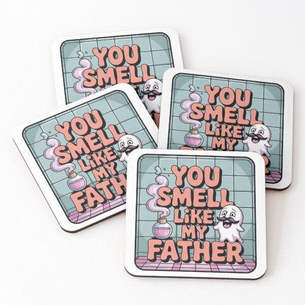 Item preview, You Smell Like My Father –  Cartoon Humor Sticker designed and sold by Imaginarium of Chaos falcon88 .