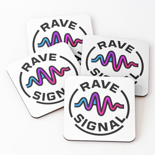 Item preview, Rave Signal – Electronic Dance Transmission Design designed and sold by |TRSSHOP|.