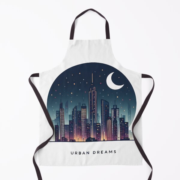 Item preview, city, skyline, moon, landscape, citylights, metropolitan designed and sold by TrueArtVibes.