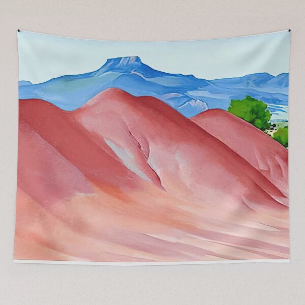 Item preview, Red Hills And Pedernal By Georgia O'keeffe designed and sold by LOIKAMT.