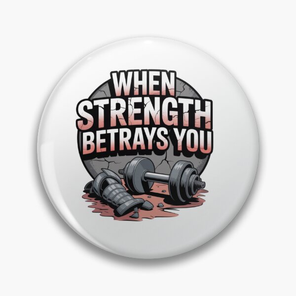 Item preview, When Strength Betrays You – Cartoon Tragic Hero Sticker designed and sold by Imaginarium of Chaos falcon88 .