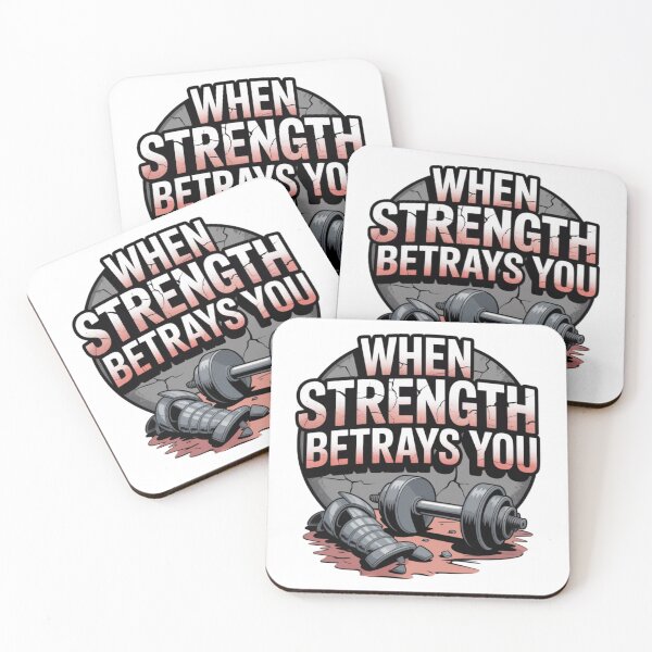 Item preview, When Strength Betrays You – Cartoon Tragic Hero Sticker designed and sold by Imaginarium of Chaos falcon88 .