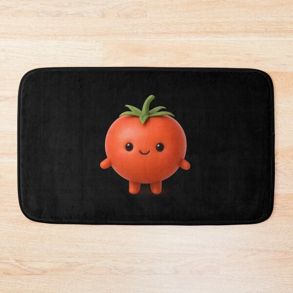 Item preview, Cute Happy Tomato | Kawaii Vegetable Art designed and sold by Moons Studio.