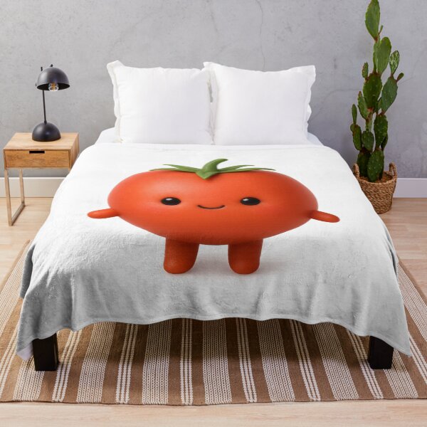Item preview, Cute Happy Tomato | Kawaii Vegetable Art designed and sold by Moons Studio.