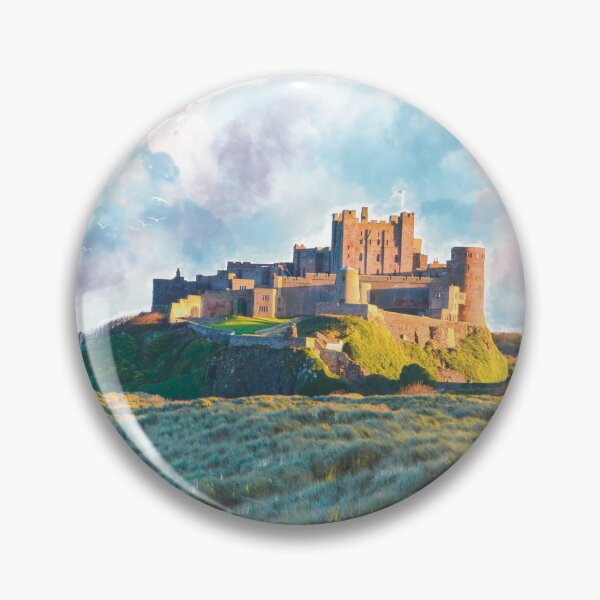 Item preview, “A Gentle Light’’ Bamburgh Castle Northumberland  designed and sold by Printfantasia .