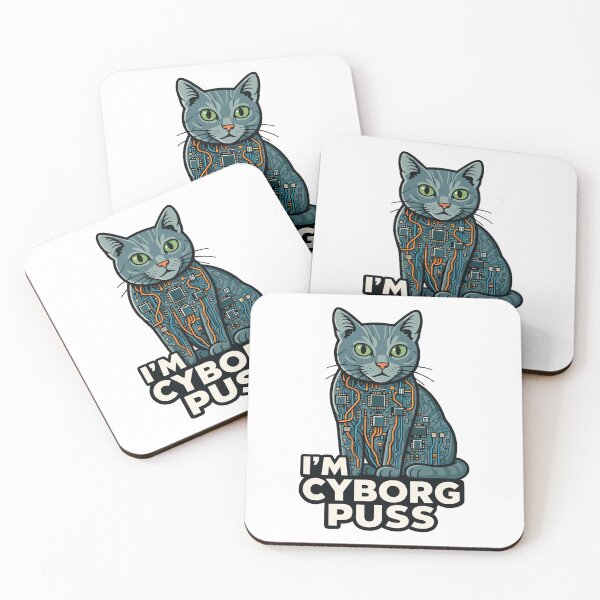 Item preview, Byte Sized Claws Uploaded • Cyber Puss Cat designed and sold by Blok45.