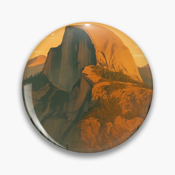 Item preview, Half Dome – Vintage Art Deco Yosemite National Park, United States designed and sold by Cosmopolis.