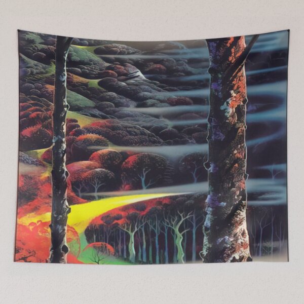 Item preview, A Touch Of Autumn By Eyvind Earle designed and sold by LOIKAMT.