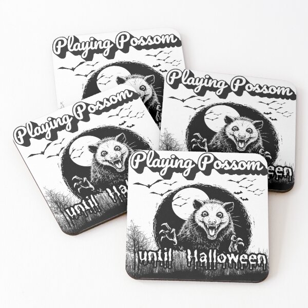 Item preview, Playing Possom until haloween designed and sold by Myriad Finds.