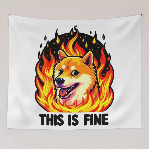 Item preview, internet meme, cute dog, funny dog, entertainment designed and sold by TrueArtVibes.