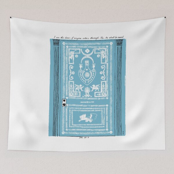 Item preview, I am the door - blue designed and sold by wonder-webb.