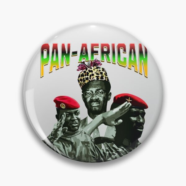 Item preview, Pan-African leaders vintage - Ibrahim Traore, Patrice Lumumba and Thomas Sankara designed and sold by Youngkev-arts.