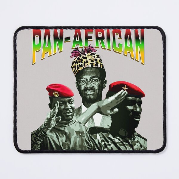 Item preview, Pan-African leaders vintage - Ibrahim Traore, Patrice Lumumba and Thomas Sankara designed and sold by Youngkev-arts.