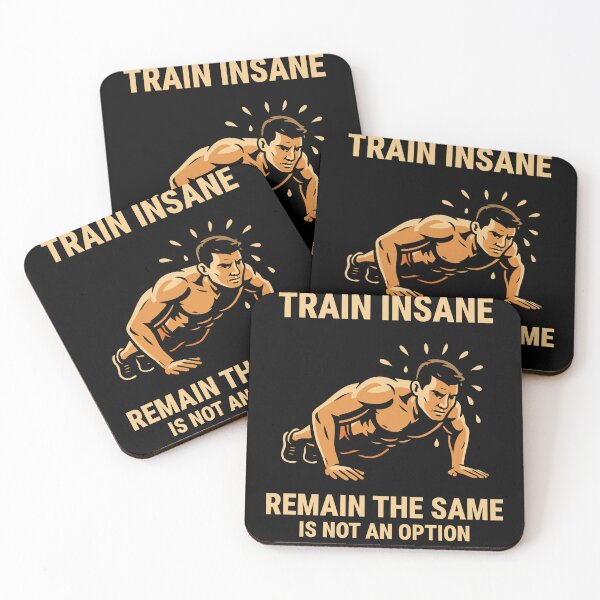 Item preview, Train Insane Remain the Same Gym Workout Fitness designed and sold by LuminOrb.