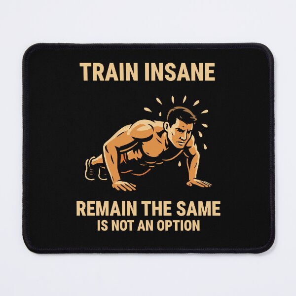 Item preview, Train Insane Remain the Same Gym Workout Fitness designed and sold by LuminOrb.