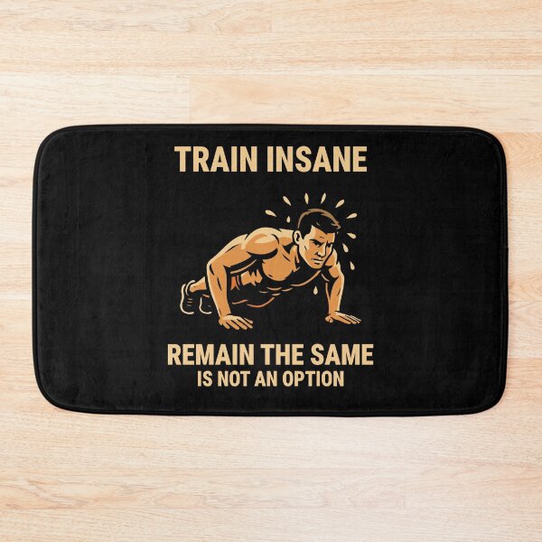 Item preview, Train Insane Remain the Same Gym Workout Fitness designed and sold by LuminOrb.