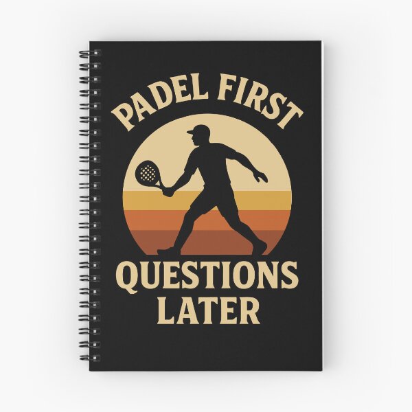 Item preview, Padel First Questions Later Funny Padel Tennis designed and sold by LuminOrb.