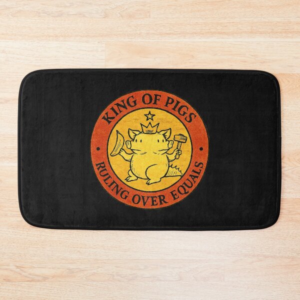 Item preview, King Of Pigs 1984 Animal Farm Orwell designed and sold by Degenerate Scum.