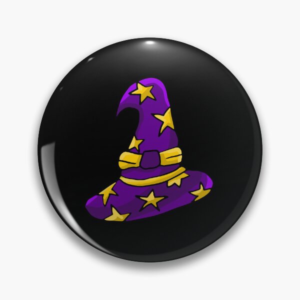 Item preview, Magic Purple Wizard Hat with Gold Stars - Spooky Witch Doodle designed and sold by tsbbstudio.