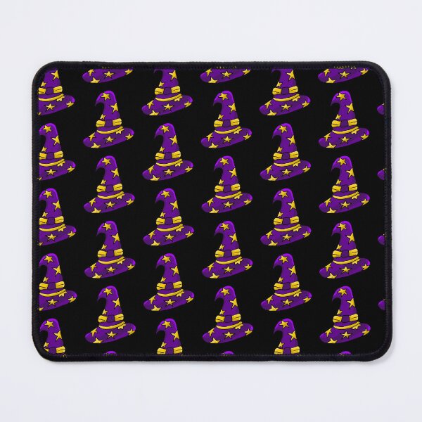 Item preview, Magic Purple Wizard Hat with Gold Stars - Spooky Witch Doodle designed and sold by tsbbstudio.