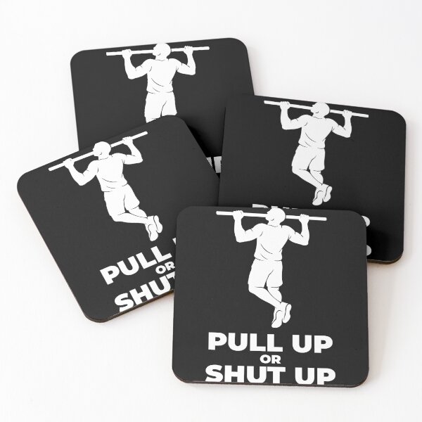 Item preview, Pull Up Or Shut Up Calisthenics Fitness Gym designed and sold by LuminOrb.