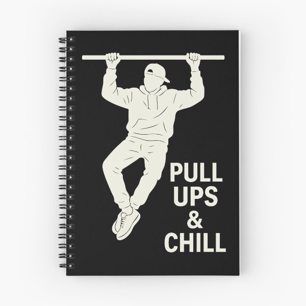 Item preview, Pull Ups & Chill Calisthenics Fitness Gym Workout designed and sold by LuminOrb.