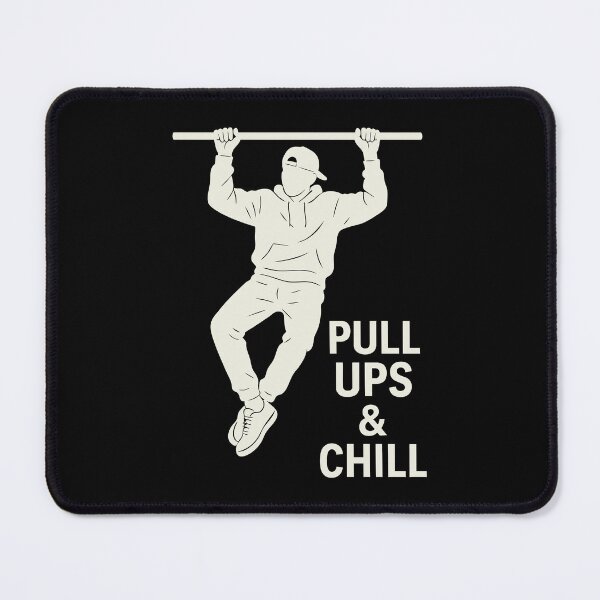 Item preview, Pull Ups & Chill Calisthenics Fitness Gym Workout designed and sold by LuminOrb.