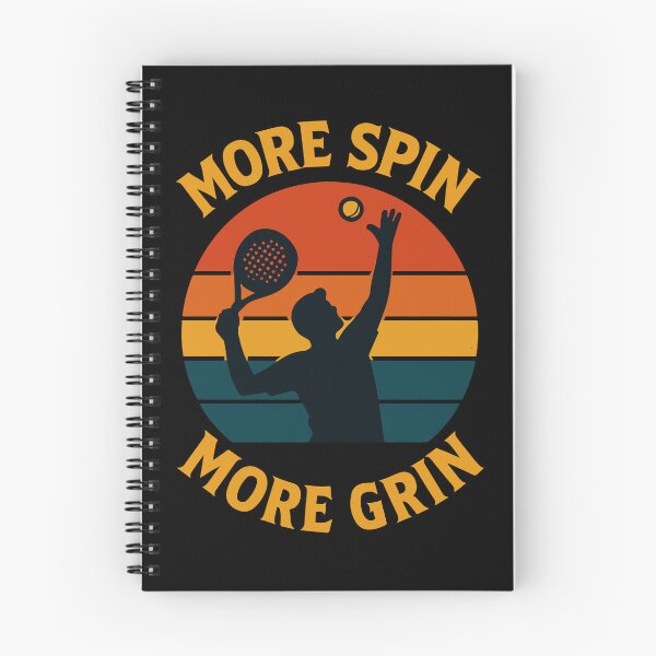 Item preview, Padel More Spin More Grin Tennis designed and sold by LuminOrb.