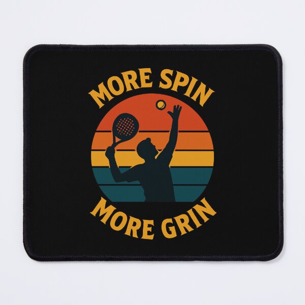 Item preview, Padel More Spin More Grin Tennis designed and sold by LuminOrb.