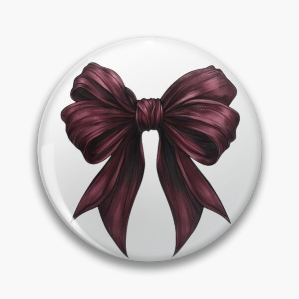Item preview, Burgundy Satin Bow – Coquette Aesthetic Design designed and sold by FloraMyst.