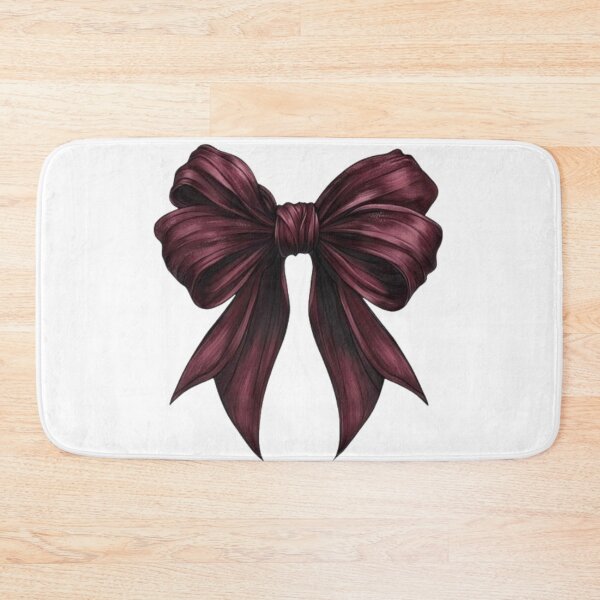 Item preview, Burgundy Satin Bow – Coquette Aesthetic Design designed and sold by FloraMyst.