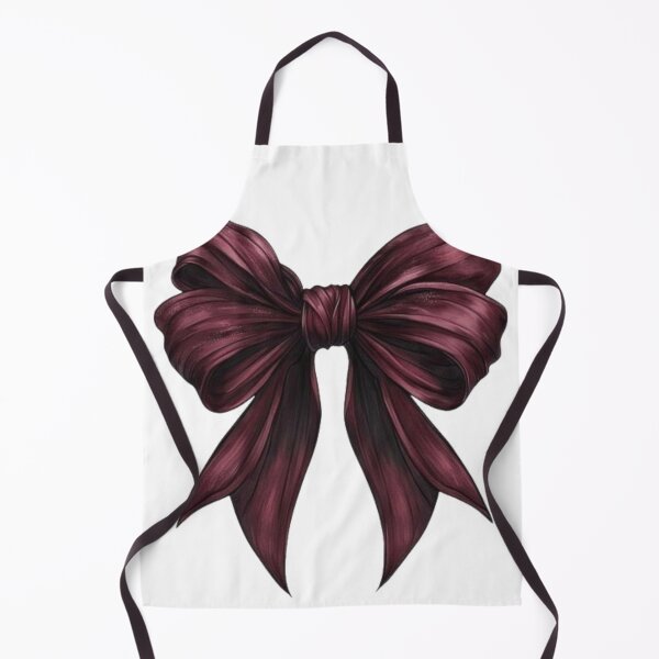 Item preview, Burgundy Satin Bow – Coquette Aesthetic Design designed and sold by FloraMyst.