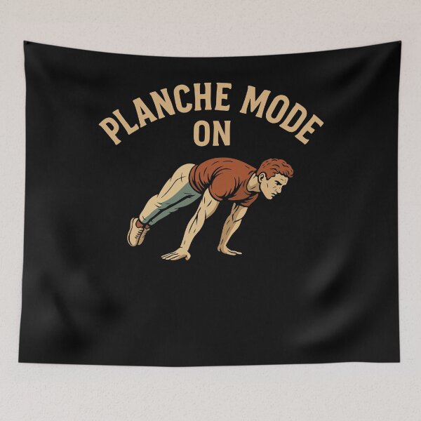 Item preview, Planche Mode On Calisthenics Fitness Gym Workout designed and sold by LuminOrb.