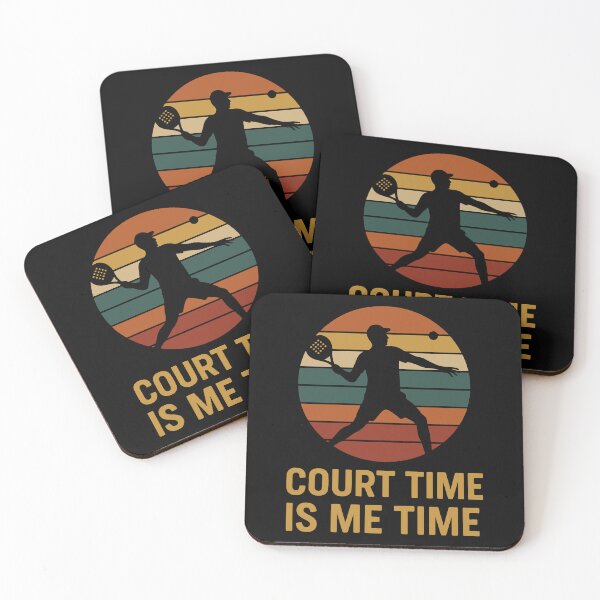 Item preview, Court Time Is Me Time Padel Tennis Fun designed and sold by LuminOrb.