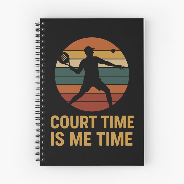 Item preview, Court Time Is Me Time Padel Tennis Fun designed and sold by LuminOrb.