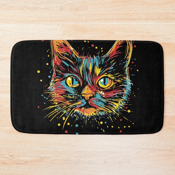 Item preview, Psychedelic cat designed and sold by kharma zero.
