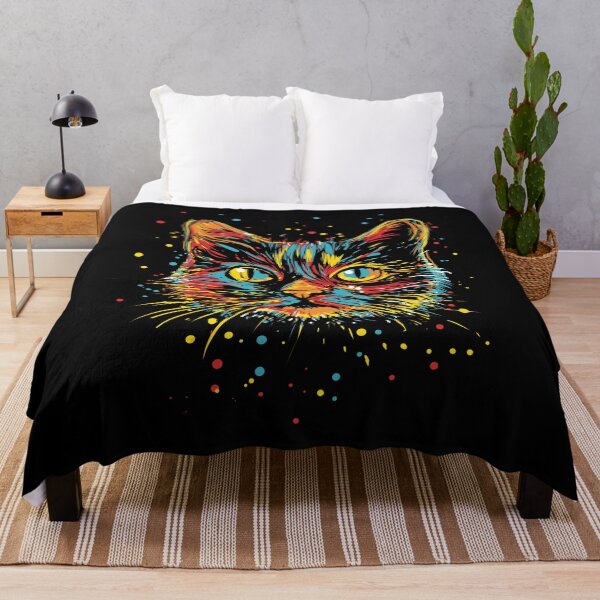 Item preview, Psychedelic cat designed and sold by kharma zero.