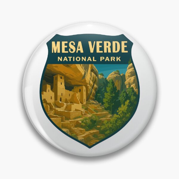 Item preview, Mesa Verde National Park Colorado Retro Sticker designed and sold by Ismeal Von.