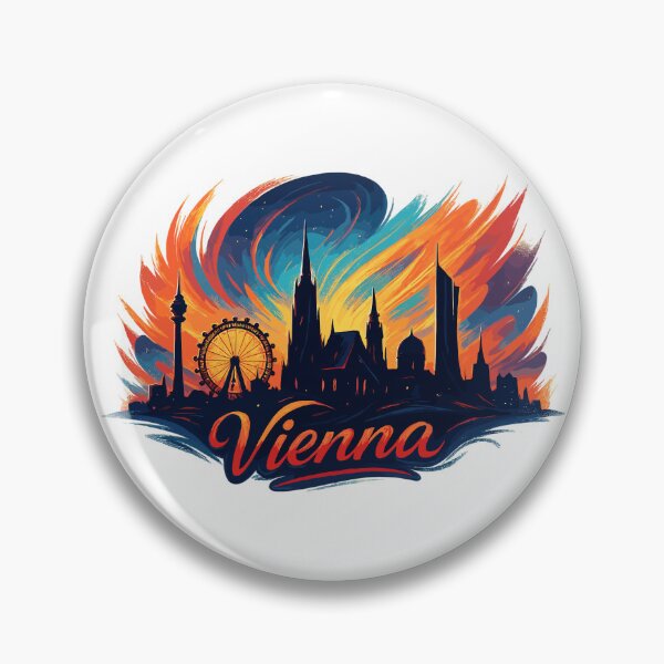 Artikelvorschau, Wien Hauptstadt Österreich Silhouette Geschenk entworfen und verkauft von Pineapple-Tree.