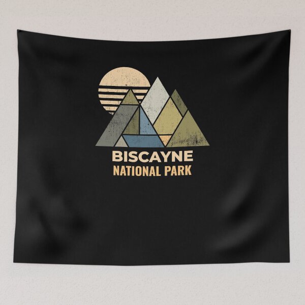 Item preview, Biscayne Florida Distressed designed and sold by NationalParksCo.