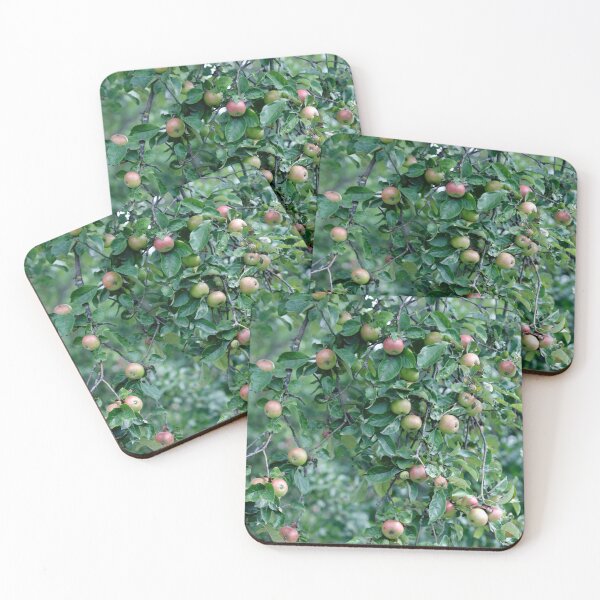 Item preview, Green apples in apple tree  designed and sold by olena2552.