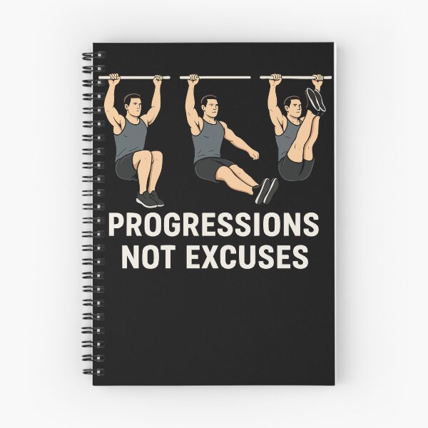 Item preview, Progressions Not Excuses Fitness Workout Gym designed and sold by LuminOrb.