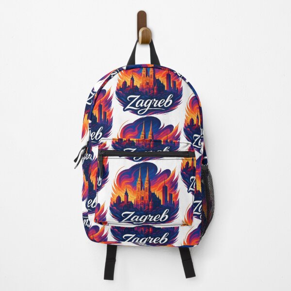 Item preview, Zagreb capital Croatia silhouette gift designed and sold by Pineapple-Tree.