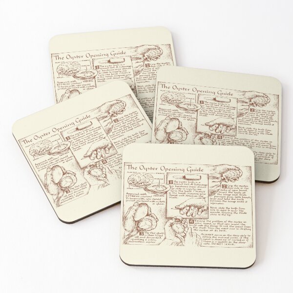 Item preview, Oyster Opening Guide designed and sold by wonder-webb.